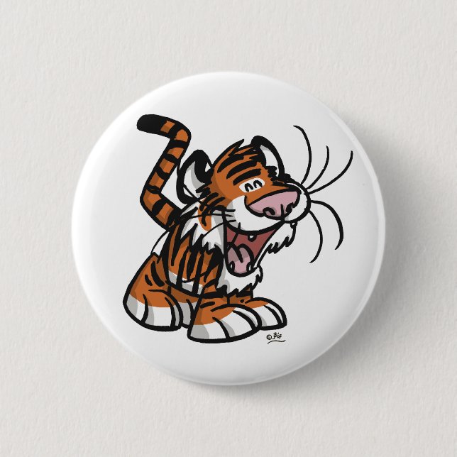 Lil'Tiger Button Abzeichen (Vorderseite)