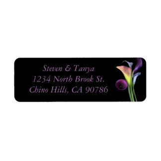 Lily Address Label