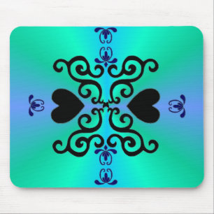 Lily and Heart- regenbowart Mousepad