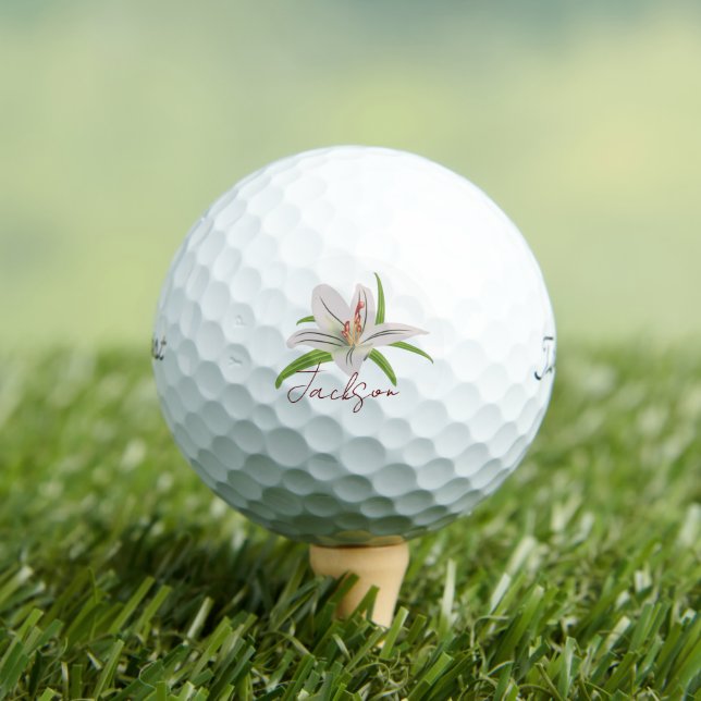 Lily - Anpassbarer Golf Swing Fun Golfball (Insitu T-Shirt)