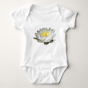 Lily Art Baby Girl White Lily Strampler