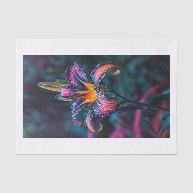 Lily-Blume8 Seidenpapier (Vorderseite)
