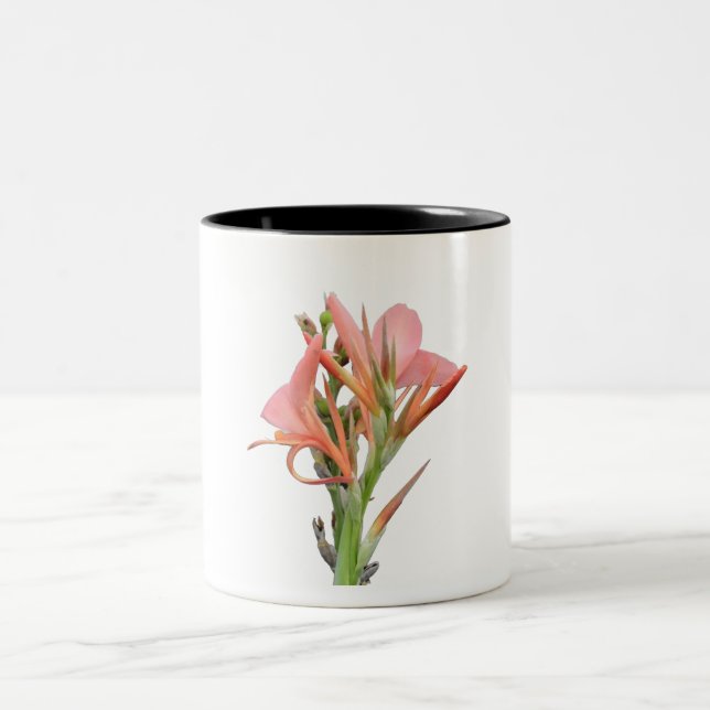 Lily Blume Zweifarbige Tasse (Mittel)