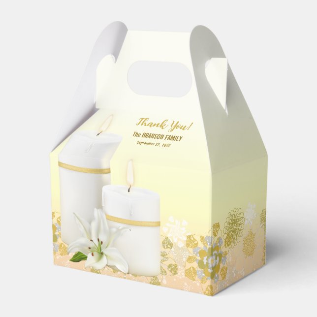 Lily Candle Geschenkschachtel (Vorderseite)