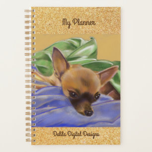 Lily Chihuahua Monatlicher und wöchentlicher Plan Planer