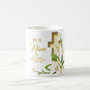 Lily Cross Scripture ist er verschwiegen Kaffeetasse