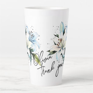 Lily "Danke!" Editable Slogan & Name Milchtasse
