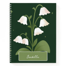 Lily de la Vallée Carnet Spiral personnalisé
