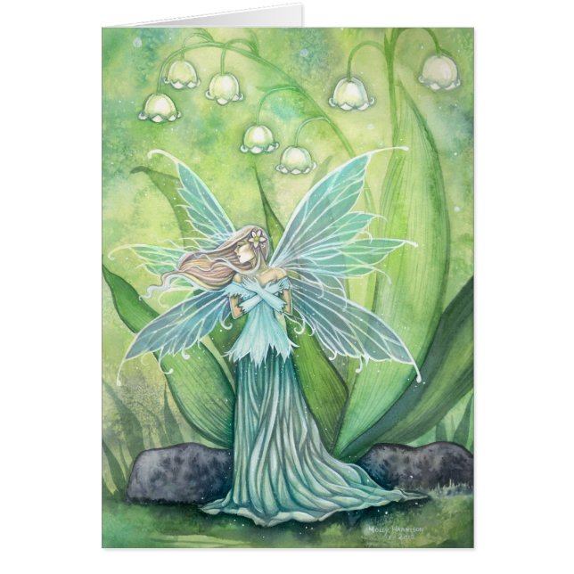 Lily de la Valley Fairy Card (Devant)