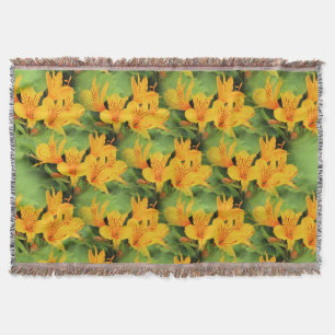 Lily der Inkas / Gelbe Alstroemeria Decke