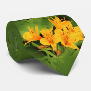 Lily der Inkas / Gelbe Alstroemeria Krawatte