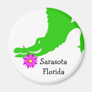 Lily, der Sarasota-Alligator Magnet