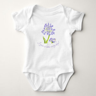Lily des Nils auf einem Baby Bodysuit Strampler