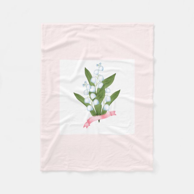 Lily des Tales, Retro Fleecedecke (Vorderseite)