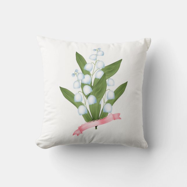 Lily des Tales, Retro Kissen (Vorderseite)