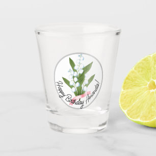 Lily des Tales, Retro Schnapsglas