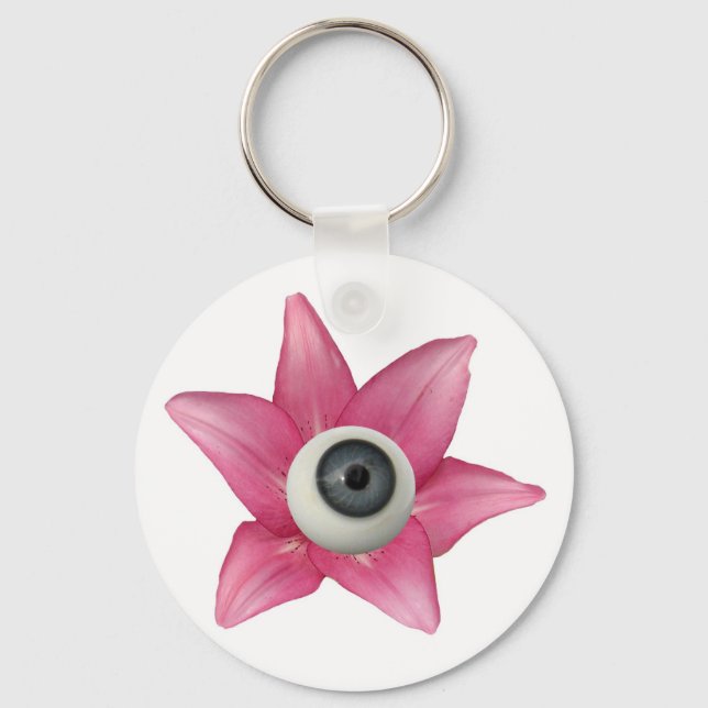 Lily Eyeball Schlüsselanhänger (Vorderseite)