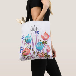 Lily Floral Monogram Tasche