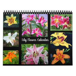 Lily Flower Fotografy Kalender