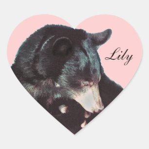Lily Heart Sticker
