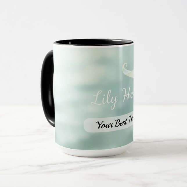 Lily Hope Curve Mug Custom Tasse (Vorderseite Links)