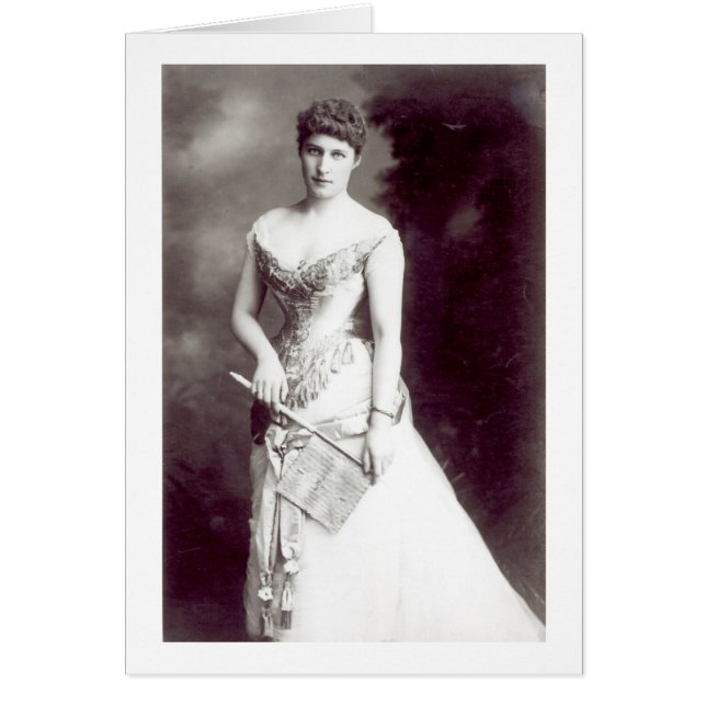 Lily Langtry (1853-1929) darstellend am Haymark (Vorne)
