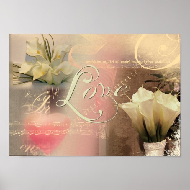 Lily-Liebe-Collage Poster (Vorne)