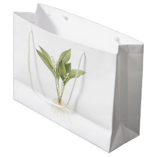 Lily-of-the-tal(Convallaria majalis) by Redouté Große Geschenktüte