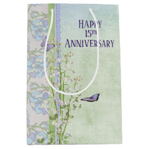 Lily of the Valley 15-jähriges Jubiläum Mittlere Geschenktüte