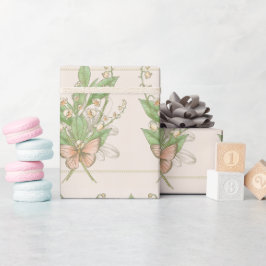 Lily of the Valley and Butterfly Geschenkpapier