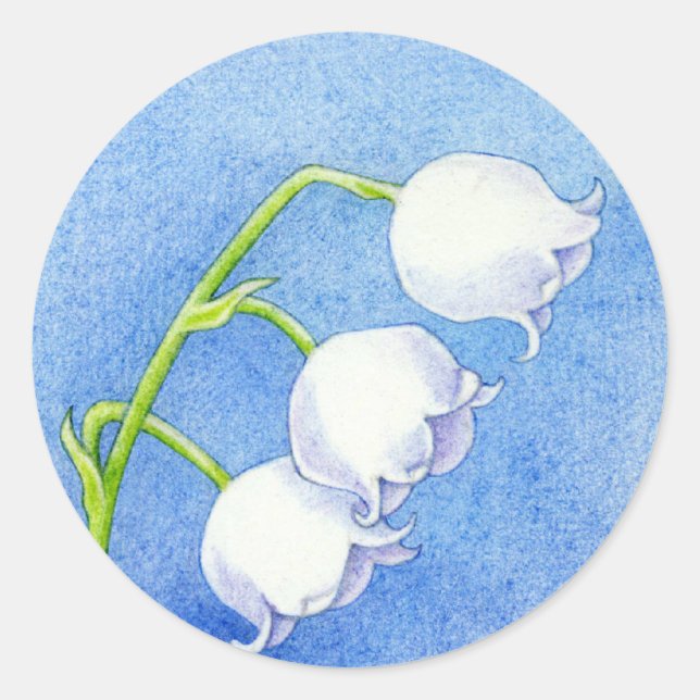 Lily of the Valley Aufkleber (Vorderseite)