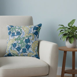 Lily of the Valley Blue Floral Kissen