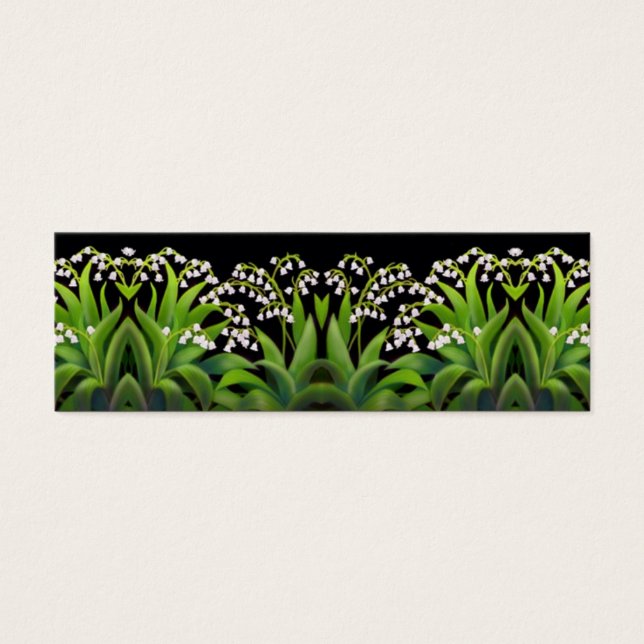 Lily of the Valley Blume Lesezeichen (Vorderseite)