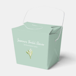 Lily of the Valley Bouquet Brautparty Geschenkschachtel