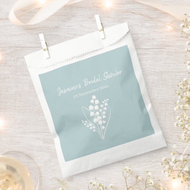 Lily of the Valley Bouquet Brautparty Geschenktütchen (Ausgeschnitten)