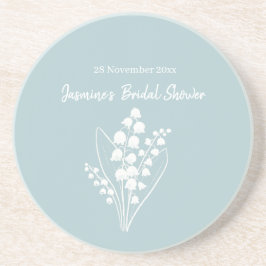 Lily of the Valley Bouquet Brautparty Getränkeuntersetzer