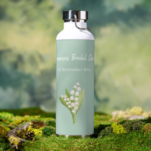 Lily of the Valley Bouquet Brautparty Trinkflasche