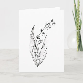 Lily of the Valley Card Karte