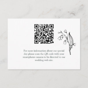 Lily of the Valley - Carte de boîtier blanc