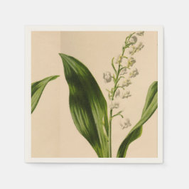 Lily of the Valley Ecru Napkins Serviette