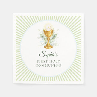 Lily of the Valley First Holy Communion Serviette