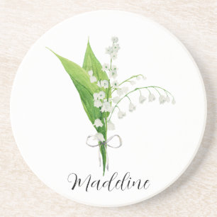 Lily of the Valley Floral Getränkeuntersetzer