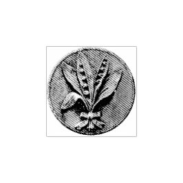 Lily of the Valley Graving Gummistempel