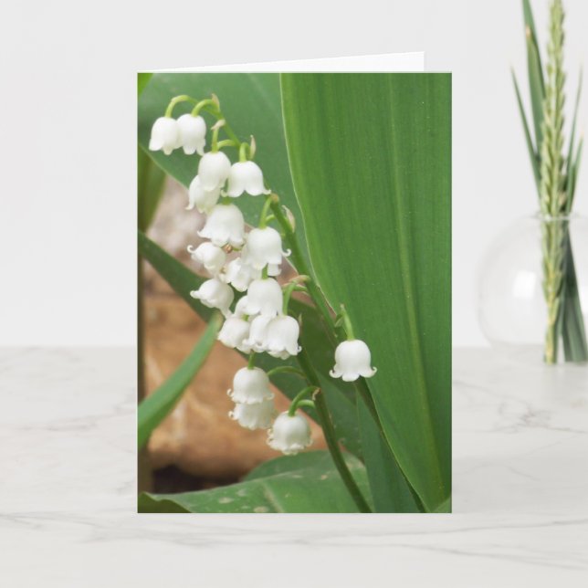 Lily of the Valley Karte (Vorderseite)