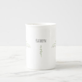 Lily of the Valley May Birth Blume Prozellantasse