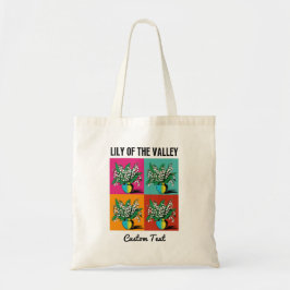 Lily of the Valley May Birth Month Blume Floral Tragetasche