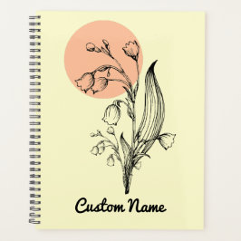 Lily of the Valley May Birth Month Blume Planer