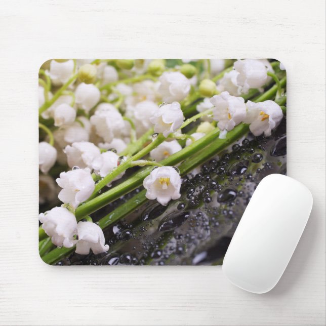 Lily of the Valley Mousepad (Mit Mouse)