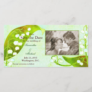 Lily of the Valley : Sauvez la date Carte photo