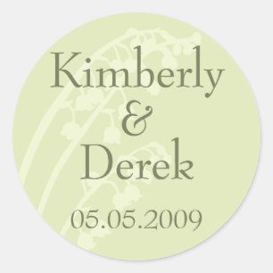 Lily of the Valley ・ Save the Date Aufkleber
